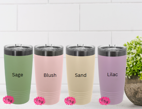 50th Birthday Tumbler, Fiftieth Birthday Tumbler, 50th Birthday Girl, Engraved 20oz Tumbler, Stainless Steel Coffee Tumbler, Slider Lid