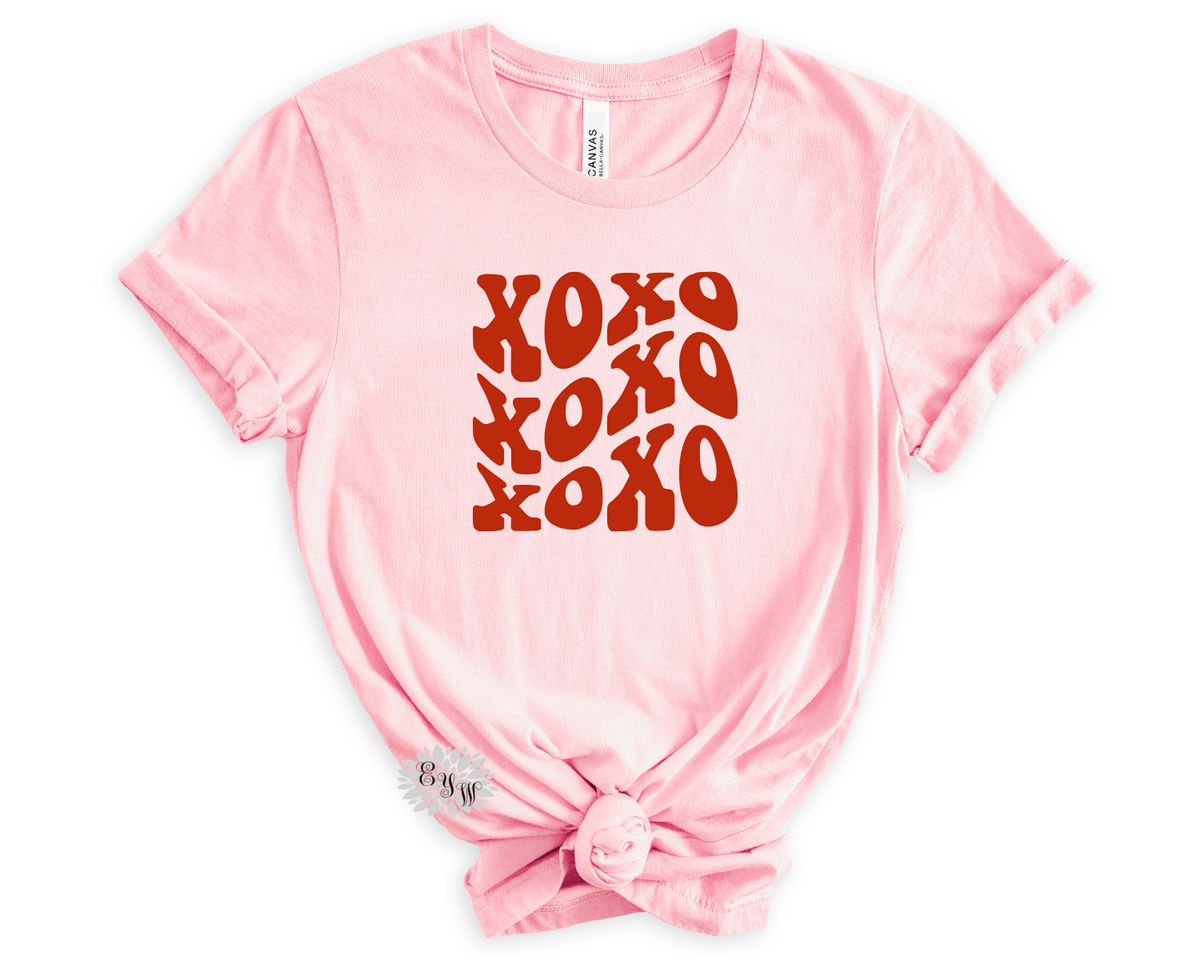 Valentine's Shirt, Valentine's Day Tee, Adult Valentines Day XO