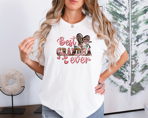 Best Grandma Ever T-Shirt, Best Grandma Ever Crewneck Tee Shirt, Grandma Tee, Mother's Day Tee, Best Mama Ever T Shirt, Lots Of Colors