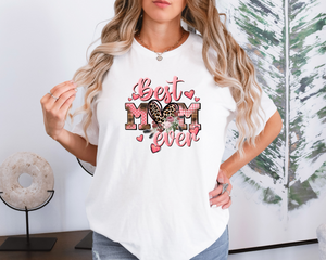 Best Mom Ever T-Shirt, Best Mama Ever Crewneck Tee Shirt, Mama Tee, Mother's Day Tee, Best Mama Ever T Shirt, Mama Tee. Lots Of Colors