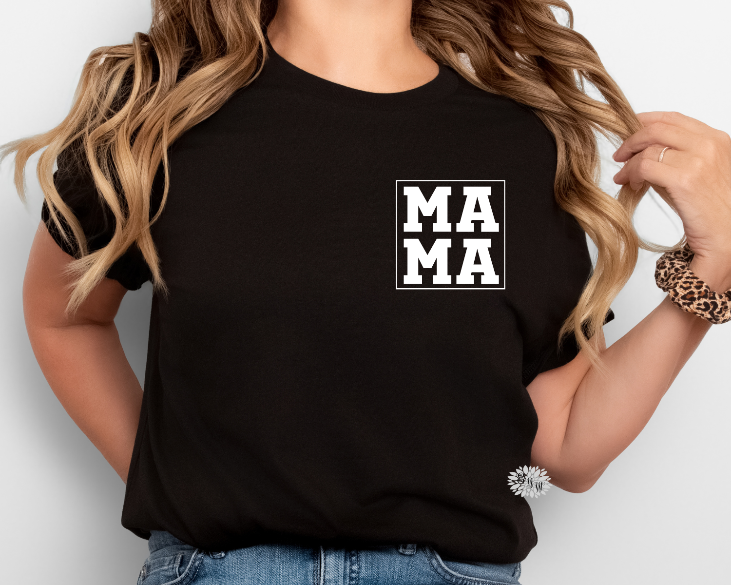 Mama Shirt, Personalized Mama T-Shirt, Mama Tee, Mother's Day Shirt, Mother's Day Tee, Mama College Letters Shirt, Many Tee & Text Colors