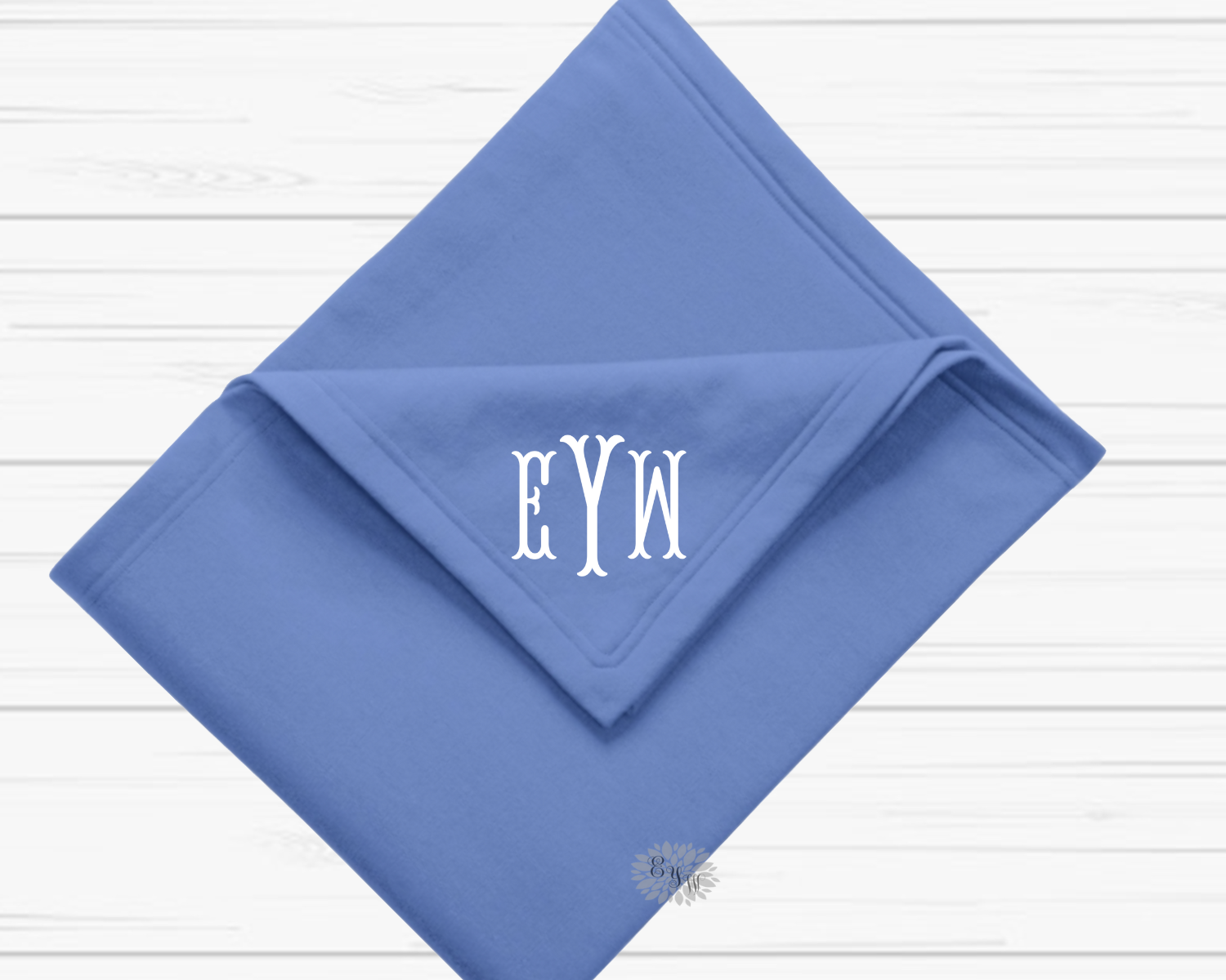 Monogram Blanket, Custom Blanket With Monogram, Personalized Throw Blanket, Adult Monogram Stadium Blanket, Personalized Blanket, 13 Colors