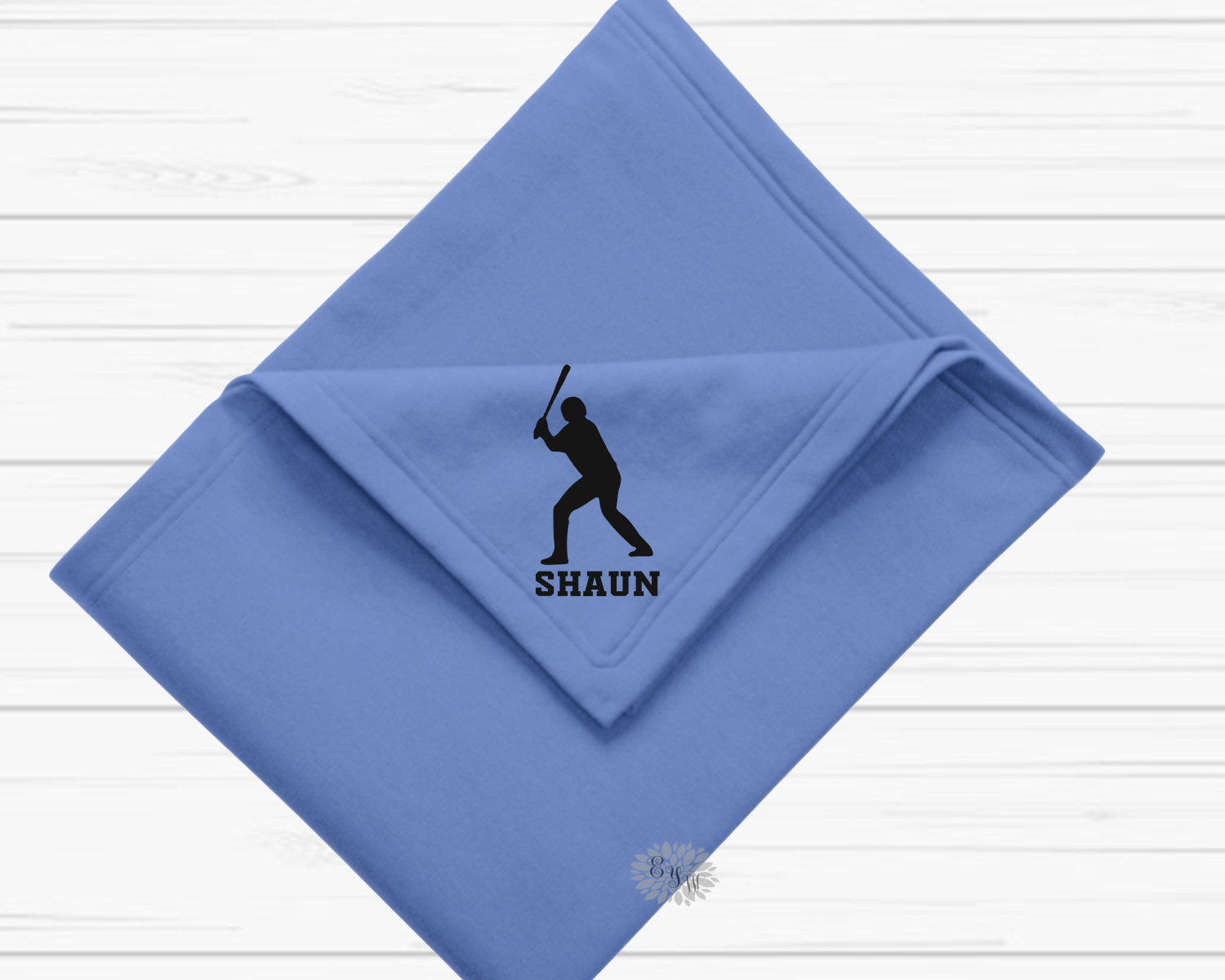 Personalized Blanket, Baseball Blanket With Name, Personalized Throw Blanket, Stadium Blanket With Name, Personalized Blanket, 13 Colors