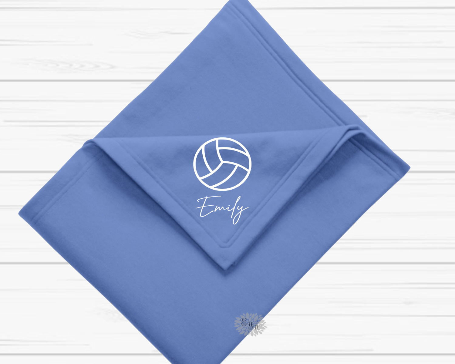 Personalized Blanket, Volleyball Blanket With Name, Personalized Throw Blanket, Stadium Blanket With Name, Personalized Blanket, 13 Colors