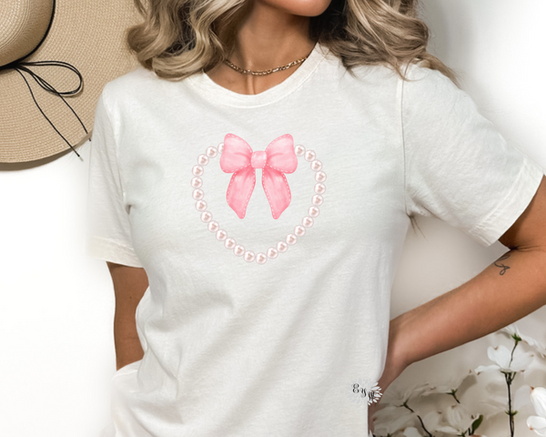 Coquette Bow T-Shirt, Coquette Bow Crewneck Tee Shirt, Coquette Adult T Shirt, Coquette Bow Tee. Lots Of Colors