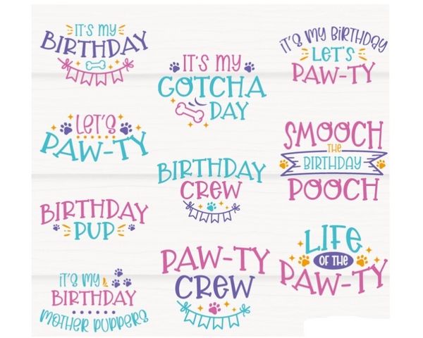 Dog Bandana, Dog Birthday Bandana, Dog Gotcha Day Bandana, Dog Birthday Party Bandana, Doggie Birthday Bandana, Puppy Bandana Photo Prop