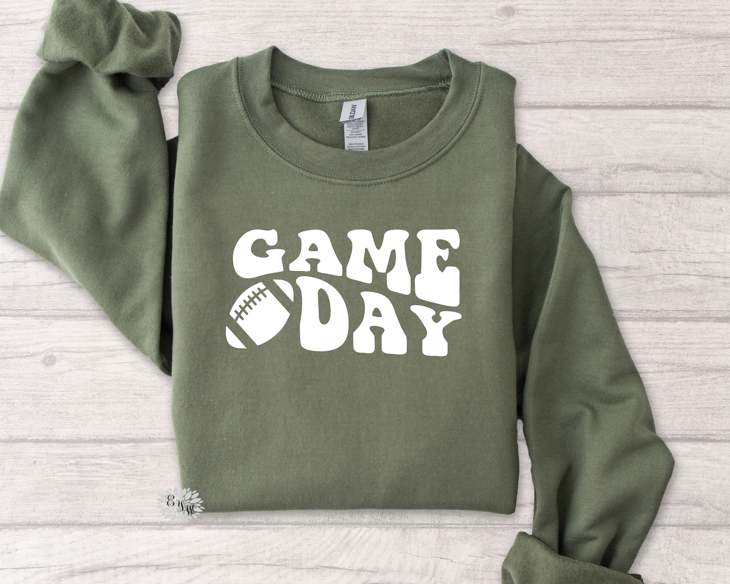Game Day Football Sweatshirt, Game Day Adult Sweatshirt, Game Day Sweatshirt, Adult Crewneck Sweatshirt, Many Colors Sweatshirts & Text