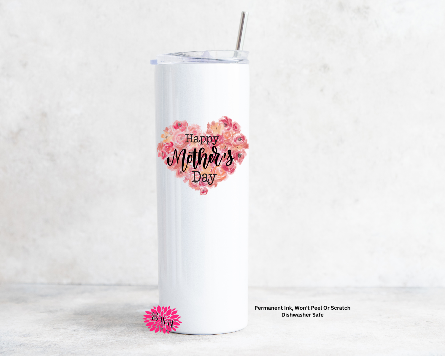 Happy Mother's Day Cup Tumbler, Mom Skinny Tumbler, Mom Roses Tumbler, Skinny Steel Mom Tumbler, Mom Floral Tumbler, Mother's Day Cup