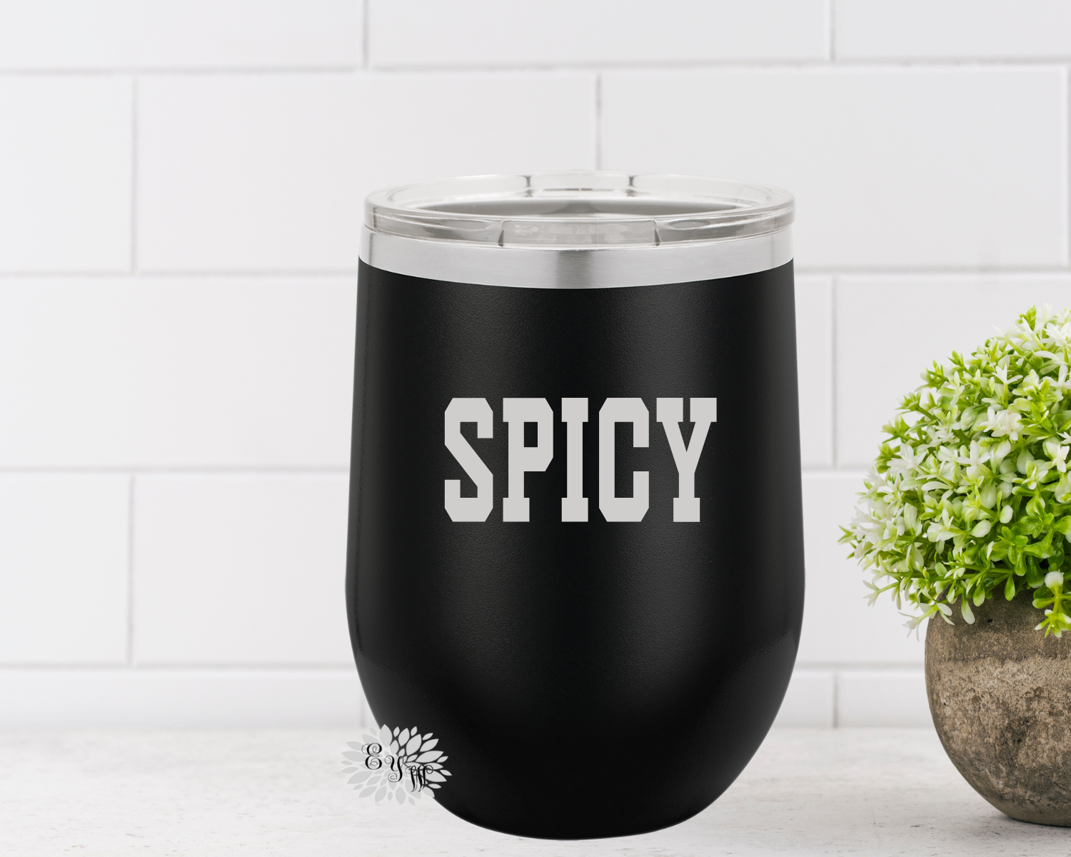 Engraved Wine Cup, Spicy Etched Wine Tumbler, Spicy Birthday Gift, Funny Spicy Wine Cup, Lot's Of Colors