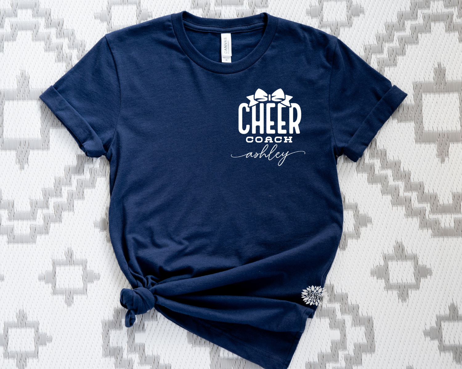 Cheerleader T-Shirt, Personalized Cheer Coach Tee, Cheerleader Tee, Cheerleading Coach Tee Shirt, Cheer Coach Tee With Name, Lots Of Colors