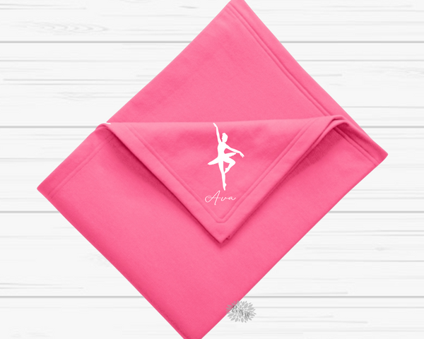 Personalized Blanket, Ballet Blanket With Name, Personalized Throw Blanket, Stadium Blanket With Name, Personalized Blanket, 13 Colors