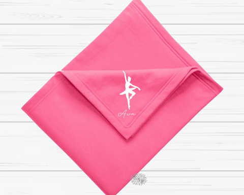 Personalized Blanket, Ballet Blanket With Name, Personalized Throw Blanket, Stadium Blanket With Name, Personalized Blanket, 13 Colors