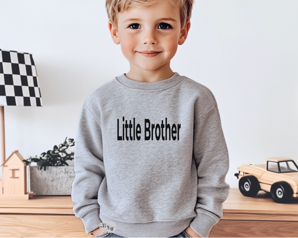 Little Brother Sweatshirt, Little Brother Toddler Sweatshirt, Little Brother Shirt, Lots Of Sweatshirt Colors, Toddler Crewneck Sweatshirt