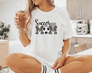 Soccer Mom T-Shirt, Soccer Mom Crewneck Tee Shirt, Mama Tee, Mother's Day Tee, Soccer Mom T Shirt, Mama Tee. Lots Of Colors