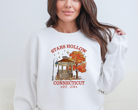 Stars Hollow Connecticut Sweatshirt, Stars Hollow Crewneck Sweatshirt, Stars Hollow Adult Sweatshirt, Stars Hollow Sweatshirt, Many Colors