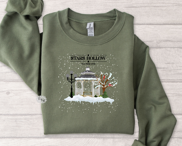 Stars Hollow Connecticut Sweatshirt, Stars Hollow Christmas Festival Sweatshirt, Stars Hollow Adult Sweatshirt, Christmas Shirt, Many Colors