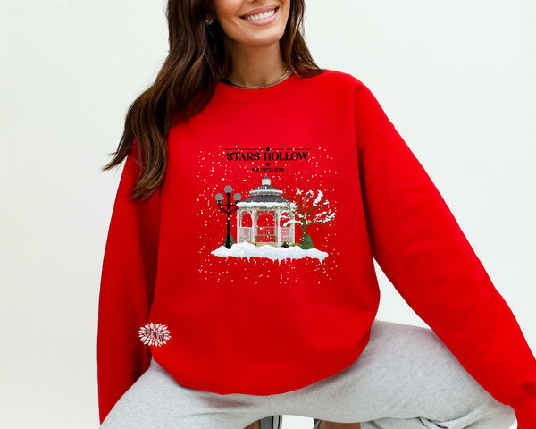 Stars Hollow Connecticut Sweatshirt, Stars Hollow Christmas Festival Sweatshirt, Stars Hollow Adult Sweatshirt, Christmas Shirt, Many Colors