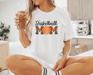 Basketball Mom T-Shirt, Basketball Mom Crewneck Tee Shirt, Mama Tee, Mother's Day Tee, Basketball Mom T Shirt, Mama Tee. Lots Of Colors