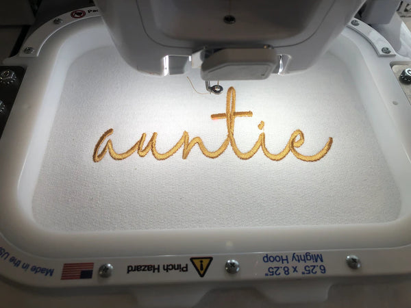 Auntie Embroidered Sweatshirt, Auntie Crewneck Sweatshirt, Auntie Embroidered Adult Sweatshirt, Auntie Sweatshirt Many Colors