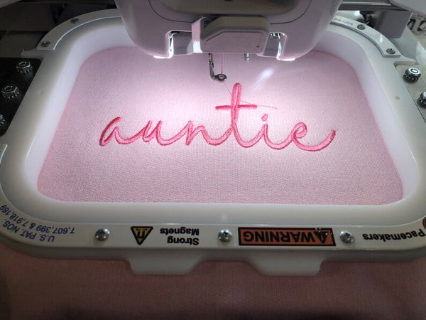 Auntie Embroidered Sweatshirt, Auntie Crewneck Sweatshirt, Auntie Embroidered Adult Sweatshirt, Auntie Sweatshirt Many Colors