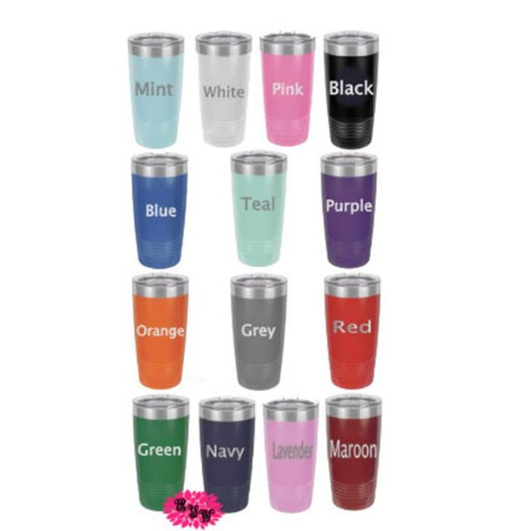 Engraved 20oz Tumbler, Before Patients Coffee Tumbler, Doctor Gift, Slider Lid, Stainless Steel Coffee Tumbler, Your Name Saying