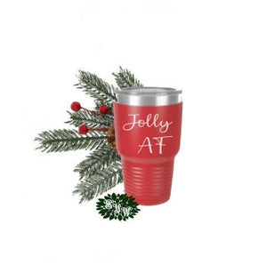 Engraved 30oz Tumbler, Personalized Christmas Etched Tumbler, White Elephant Gift, Secret Santa Tumbler, Stainless Steel Tumbler, Any Saying