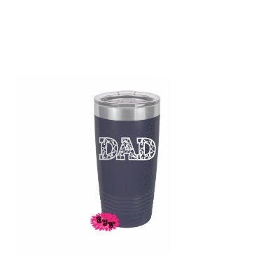 Engraved 20oz Tumbler, Father's Day Tumbler, Dad Coffee Stainless Steel Coffee Tumbler, Dad's Tool Tumbler