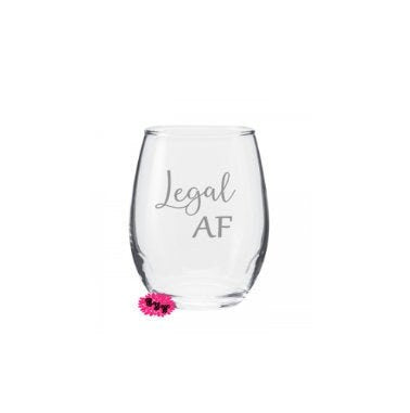 Engraved Stemless Wine Glass, Personalized Etched Wine Glass, Custom Wine Tumbler, One Custom Stemless Wine Glass, Any Saying, Lots Of Fonts