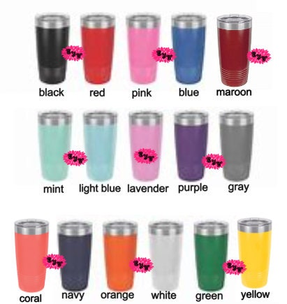 Vacation Tumbler, Engraved 20oz 2-Sided Tumbler, Personalized Etched Tumbler, Slider Lid, Stainless Steel Coffee Tumbler, Your Name, Saying